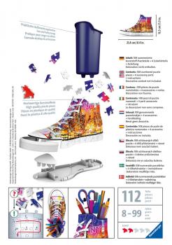 108 Teile Ravensburger 3D Puzzle Sneaker Sneaker Skyline 11152