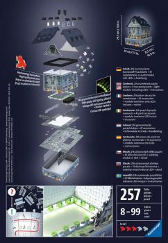 216 Teile Ravensburger 3D Puzzle Bauwerk Gruselhaus bei Nacht 11254