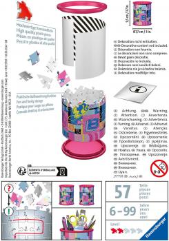 54 Teile Ravensburger 3D Puzzle Utensilo Barbie 11585