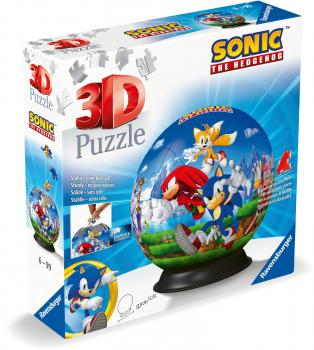 72 Teile Ravensburger 3D Puzzle Ball Sonic the Hedgehog 11592