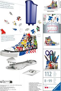 108 Teile Ravensburger 3D Puzzle Sneaker Sonic the Hedgehog 11593