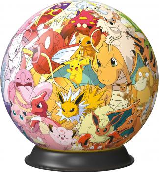 72 Teile Ravensburger 3D Puzzle Ball Pokémon Kanto Region 11595