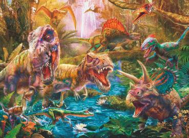 150 Teile Ravensburger Kinder Puzzle XXL Versammlung der Dinosaurier 13348