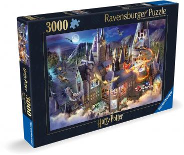 3000 Teile Ravensburger Puzzle Harry Potter Hogwarts Interior 17561