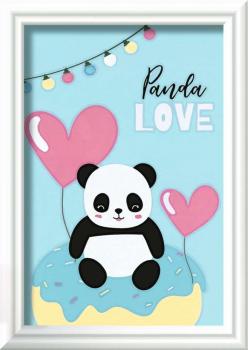 Ravensburger Malen nach Zahlen Classic Serie F Birthday Edition Panda Love 20058