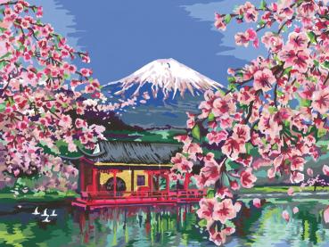 Ravensburger Malen nach Zahlen CREART Premium Serie B Japanese Cherry Blossom 20177