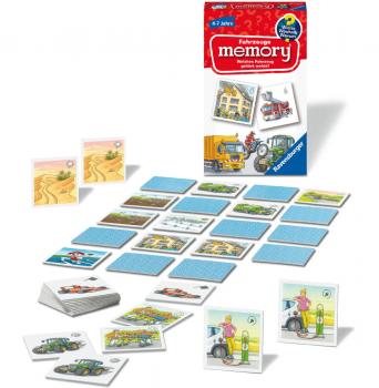 48 Karten Ravensburger Mitbringspiel Legekartenspiel Wieso? Weshalb? Warum? Fahrzeuge memory 20647