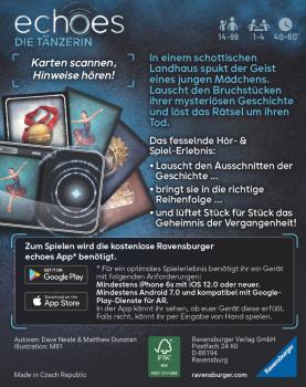 Ravensburger Familienspiel Audiospiel echoes Die Tänzerin 20812