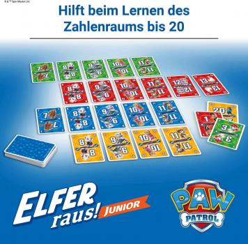 Ravensburger Kartenspiel Kartenlegespiel Paw Patrol Elfer raus! Junior 20953