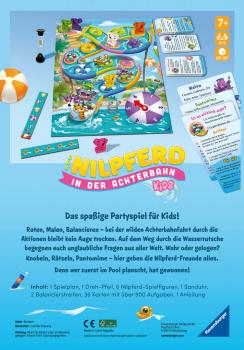 Ravensburger Kinderspiel Partyspiel Das Nilpferd in der Achterbahn 22361