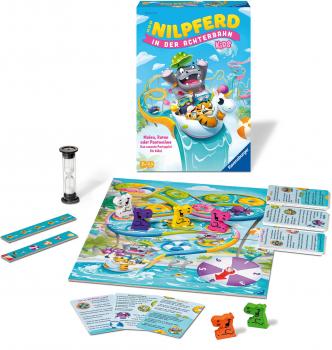 Ravensburger Kinderspiel Partyspiel Das Nilpferd in der Achterbahn 22361