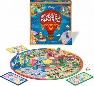 Ravensburger Kinderspiel Würfelspiel Disney Around the World 22379