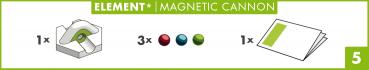 Ravensburger Kugelbahn GraviTrax CORE Element Magnetic cannon / Gauss Kanone 22413