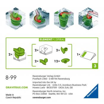 Ravensburger Kugelbahn GraviTrax CORE Element Spiral 22424