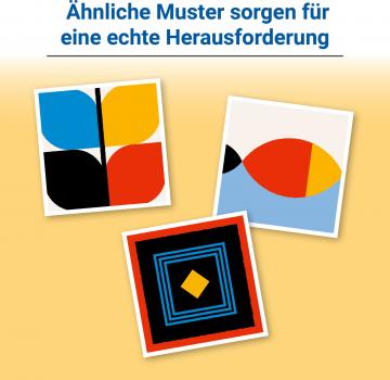 64 Karten Ravensburger Kinderspiel Kartenlegespiel Challenge memory Verrückte Muster 22462