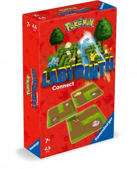 Ravensburger Mitbringspiel Such- und Schiebespiel Pokémon Labyrinth Connect 22579