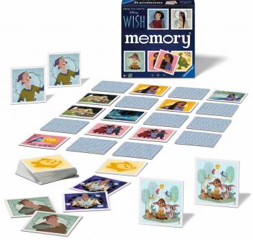 64 Karten Ravensburger Kinderspiel Kartenlegespiel memory Disney Wish 22595