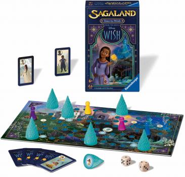 Ravensburger Mitbringspiel Merkspiel Disney Wish Sagaland 22649