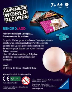 Ravensburger Die flotten Kleinen Quizspiel Guinness World Records Rekordjagd 22889