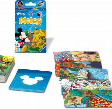 Ravensburger Kartenspiel Wettlaufspiel Pictoo Disney 23478