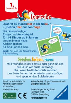 Ravensburger Kartenspiel Quizspiel Leserabe Alles lacht! 23496