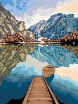 Ravensburger Malen nach Zahlen CREART Premium Serie B Lake Views 23612