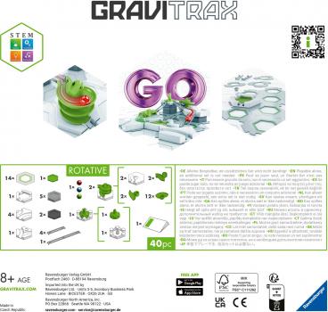 Ravensburger Kugelbahn GraviTrax BASE GO Rotative 23703