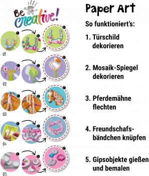 Ravensburger Creation kreative Grundtechniken Be Creative Bastelset Pferde 23751