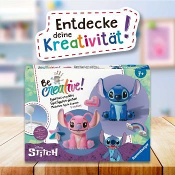 Ravensburger Creation kreative Grundtechniken Be Creative Gipsgießen Disney Stitch 23877