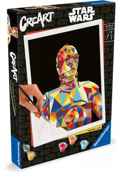 Ravensburger Malen nach Zahlen CREART Trend Serie C Star Wars C-3PO 23894