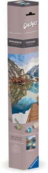 Ravensburger Malen nach Zahlen CREART CANVAS Leinwand Seeblick 23909