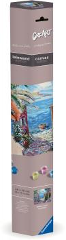 Ravensburger Malen nach Zahlen CREART CANVAS Leinwand Mediterrane Landschaft 23913