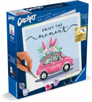 Ravensburger Malen nach Zahlen CREART Trend Serie Quadratisch Enjoy the moment 23935