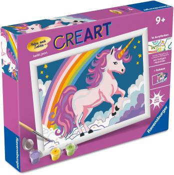 Ravensburger Malen nach Zahlen CREART Serie D Pinkes Einhorn 23996