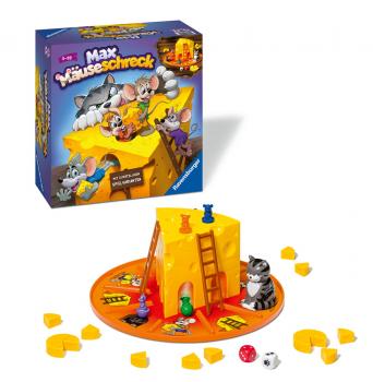 Ravensburger Kinderspiel Würfellaufspiel Max Mäuseschreck 24562