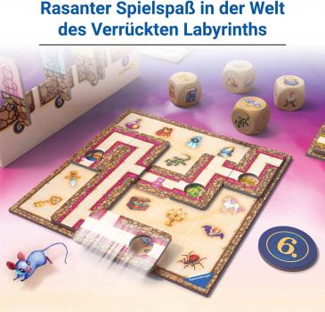 Ravensburger Familienspiel Such- und Schiebespiel Labyrinth GO! 24699