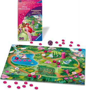 Ravensburger Mitbringspiel Lauf- und Sammelspiel Disney Princess Funkelsteine 24708