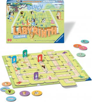 Ravensburger Kinderspiel Such- und Schiebespiel Labyrinth Bluey Junior 24711