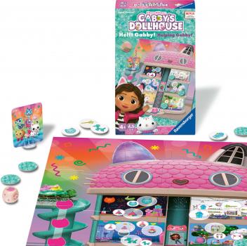 Ravensburger Mitbringspiel Such- und Merkspiel Gabby's Dollhouse Helft Gabby! 24724