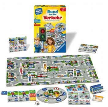 Ravensburger Spielend Neues Lernen Wettlaufspiel Rund um den Verkehr 24997