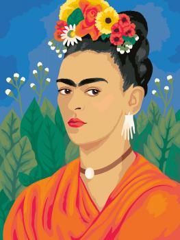 Ravensburger Malen nach Zahlen CREART CANVAS Collection Leinwand Frida Kahlo 25525