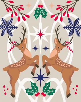 Ravensburger Malen nach Zahlen CREART Trend Serie C Christmas Deer 25895