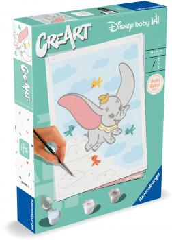 Ravensburger Malen nach Zahlen CREART Hello Baby Disney Baby Dumbo 25899