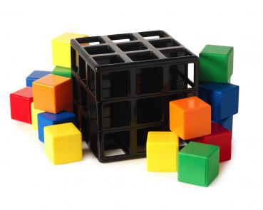 ThinkFun Familienspiel Logikspiel Rubik’s Cage Mehrspieler Variante 76392