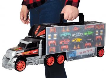 Dickie Spielfahrzeug Spielset Go Real / City Truck Carry Case 203749023