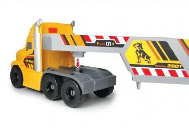 Dickie Spielfahrzeug Baustelle Tieflader Go Real / Construction Mack Volvo Heavy Loader 203729012