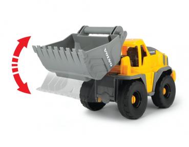 Dickie Spielfahrzeug Baustelle Tieflader Go Real / Construction Mack Volvo Heavy Loader 203729012