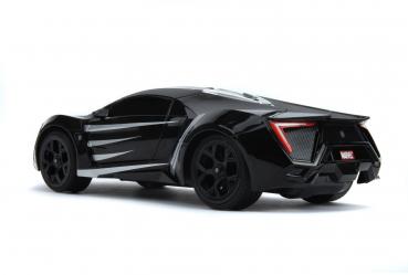 Jada ferngesteuertes Fahrzeug Auto RC Marvel Black Panther Lykan Hypersport 1:16 253226001