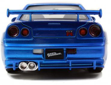 Jada Modellauto Hollywood Rides Fast & Furious 2002 Nissan Skyline 1:24 253203045