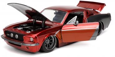 Jada Modellauto Hollywood Rides Marvel Star Lord 1967 Ford Mustang mit Figur 1:24 253225019